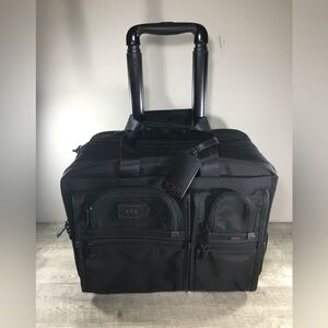 TUMI 26103DH Alpha Deluxe Rolling Expandable Ballistic Nylon Wheeled Travel Bag